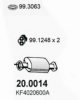 ASSO 20.0014 Catalytic Converter